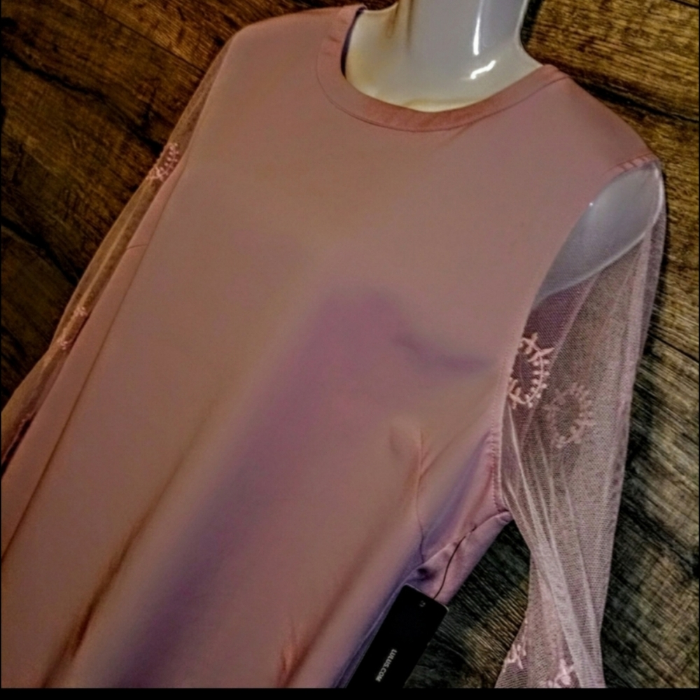 Lulu's Dress Size XL Once Upon Midnight Mauve NWT - Picture 9 of 13